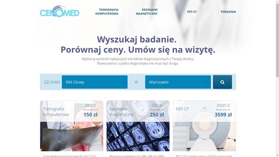 Strony: Strona Cenomed.pl
